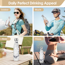 Load image into Gallery viewer, 17 oz Stainless Steel Vacuum Insulated Water Bottle, Cola Shape Double Wall Thermos, BPA Free,Leak-Proof Sports Flask, Perfect for On the Go
