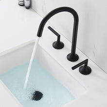 Load image into Gallery viewer, 8 Inch Brushed Gold Bathroom Sink Faucet
