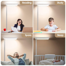 Load image into Gallery viewer, 76.6&#39;&#39; 100W LED Floor Lamp, Dimmable 4000K 10400LM Natural Daylight Eye-Caring Standing Lamp for Bedroom Living Room Reading Nursery Piano Crafting Workspace
