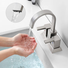 Load image into Gallery viewer, 4 Inch Brushed Nickel Bathroom Faucet
